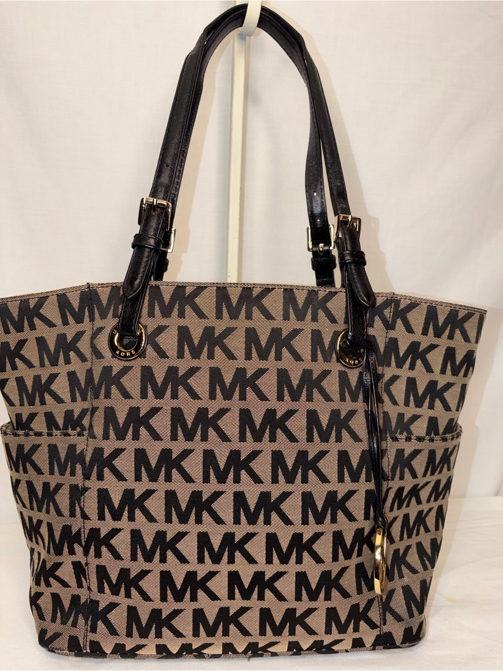 Large Jet Set Logo Michael Kors Tote